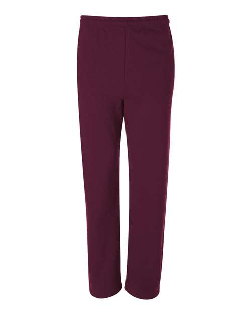 JERZEES 974MPR Unisex NuBlend® Open-Bottom Sweatpants with Pockets