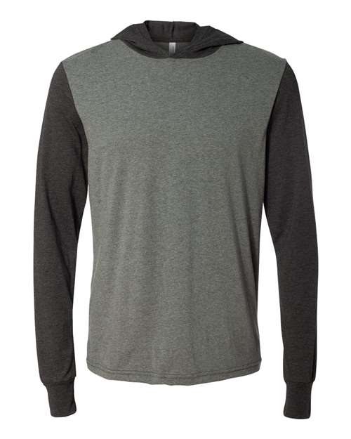 BELLA + CANVAS 3512 Unisex Jersey Hooded Long Sleeve Tee