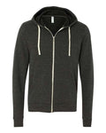 BELLA + CANVAS 3909 Unisex Triblend Sponge Fleece Full-Zip Hoodie Sweatshirt