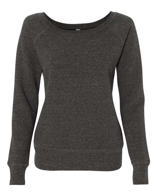 BELLA + CANVAS 7501 Women’s Sponge Fleece Wide Neck Sweatshirt