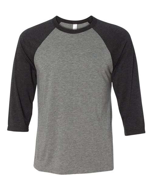 BELLA + CANVAS 3200 Unisex Three-Quarter Sleeve Baseball Tee