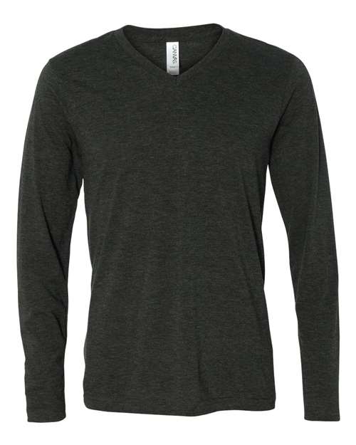 BELLA + CANVAS 3425 Unisex Long Sleeve V-Neck Tee
