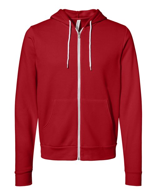 BELLA + CANVAS 3739 Unisex Sponge Fleece Full-Zip Hoodie Sweatshirt