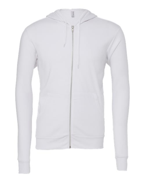 BELLA + CANVAS 3739 Unisex Sponge Fleece Full-Zip Hoodie Sweatshirt