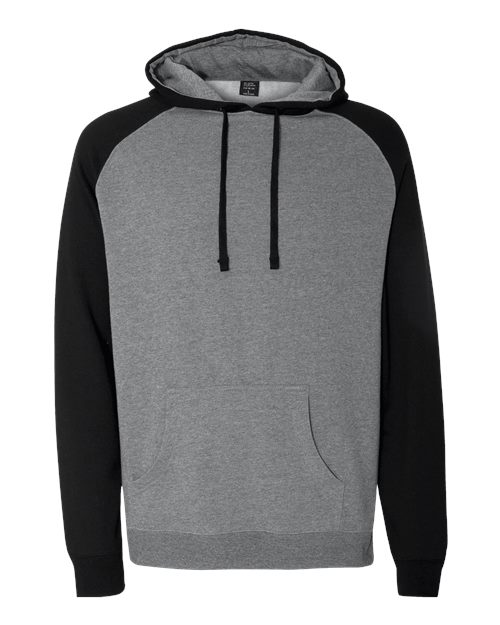 Independent Trading Co. IND40RP Unisex Raglan Hooded Sweatshirt