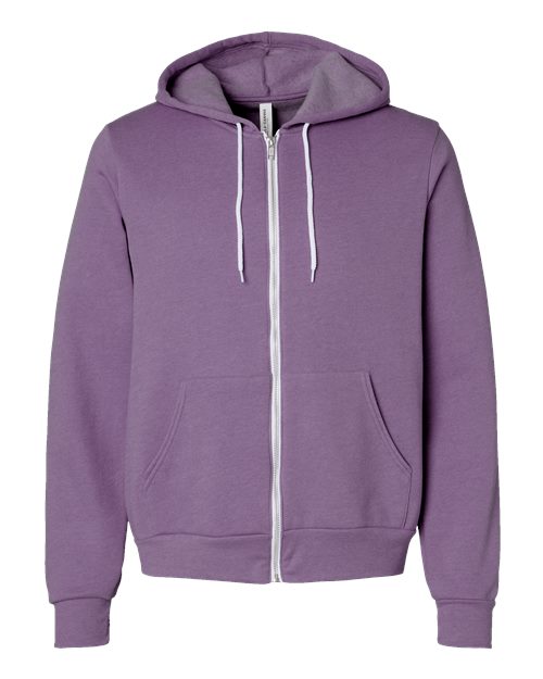 BELLA + CANVAS 3739 Unisex Sponge Fleece Full-Zip Hoodie Sweatshirt
