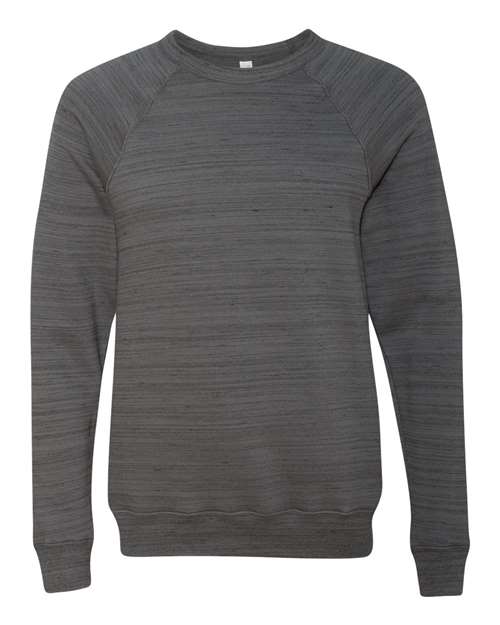 BELLA + CANVAS 3901 Unisex Sponge Fleece Raglan Crewneck Sweatshirt
