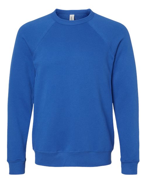 BELLA + CANVAS 3901 Unisex Sponge Fleece Raglan Crewneck Sweatshirt