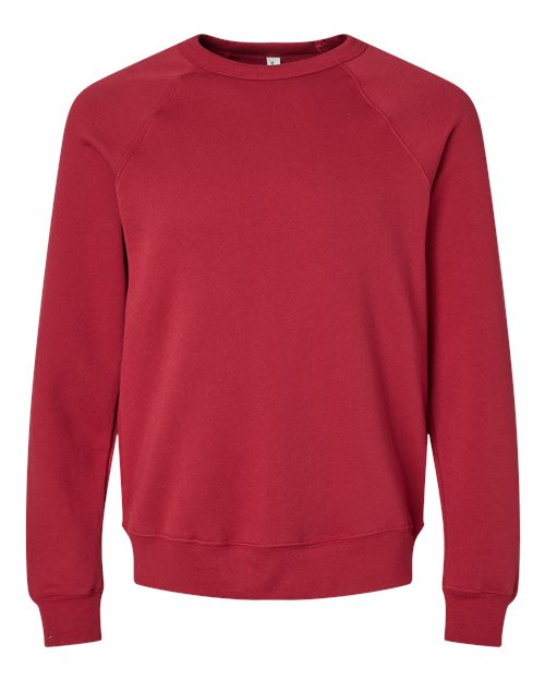 BELLA + CANVAS 3901 Unisex Sponge Fleece Raglan Crewneck Sweatshirt