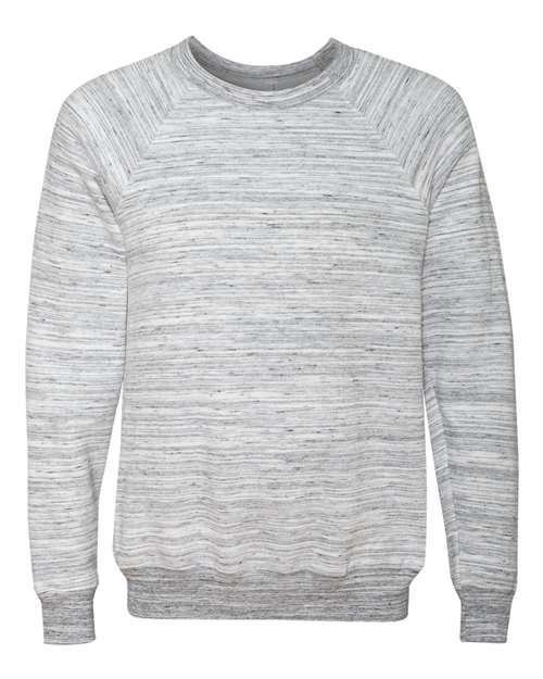 BELLA + CANVAS 3901 Unisex Sponge Fleece Raglan Crewneck Sweatshirt