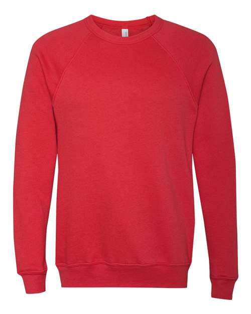 BELLA + CANVAS 3901 Unisex Sponge Fleece Raglan Crewneck Sweatshirt