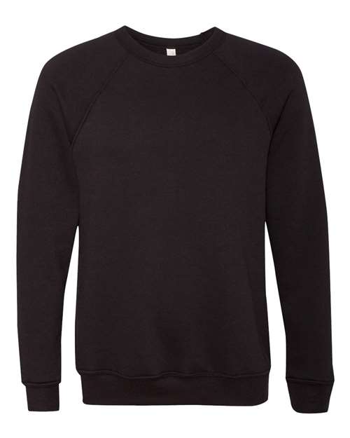 BELLA + CANVAS 3901 Unisex Sponge Fleece Raglan Crewneck Sweatshirt