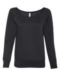 BELLA + CANVAS 7501 Women’s Sponge Fleece Wide Neck Sweatshirt