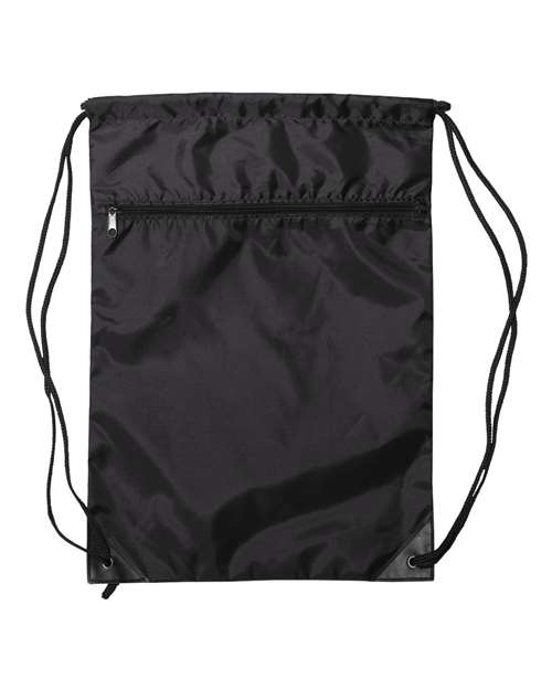 Liberty Bags 8888 Zippered Drawstring Backpack