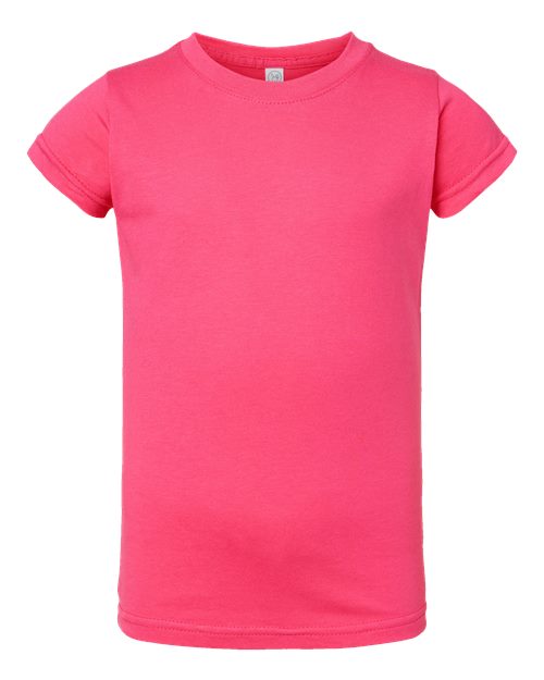 Rabbit Skins 3316 Toddler Girls Fine Jersey Tee