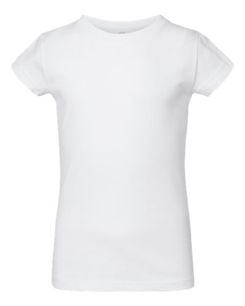 Rabbit Skins 3316 Toddler Girls Fine Jersey Tee