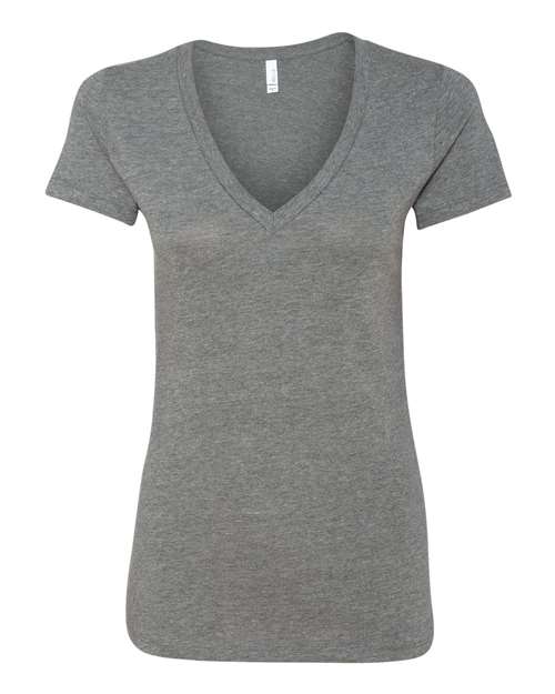 BELLA + CANVAS 6035 Women’s Jersey Deep V-Neck Tee