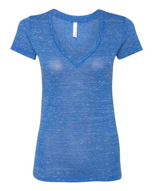 BELLA + CANVAS 6035 Women’s Jersey Deep V-Neck Tee