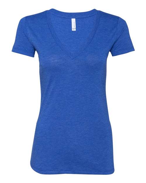 BELLA + CANVAS 8435 Women’s Triblend Deep V-Neck Tee