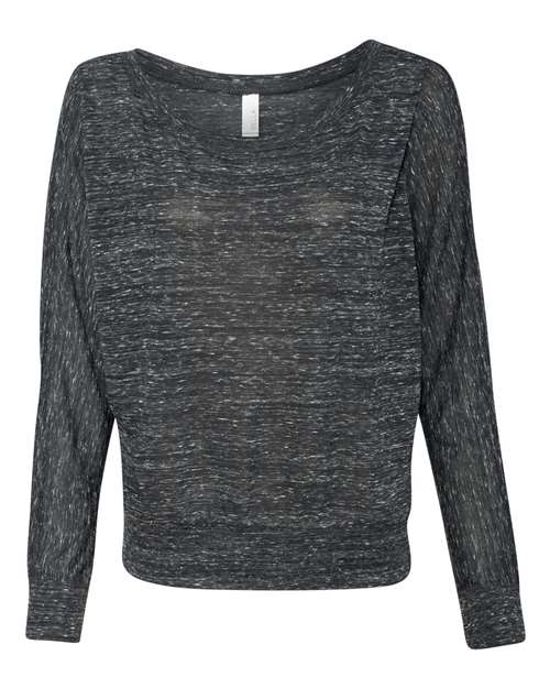 BELLA + CANVAS 8850 Women’s Flowy Off Shoulder Long Sleeve Tee