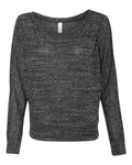 BELLA + CANVAS 8850 Women’s Flowy Off Shoulder Long Sleeve Tee