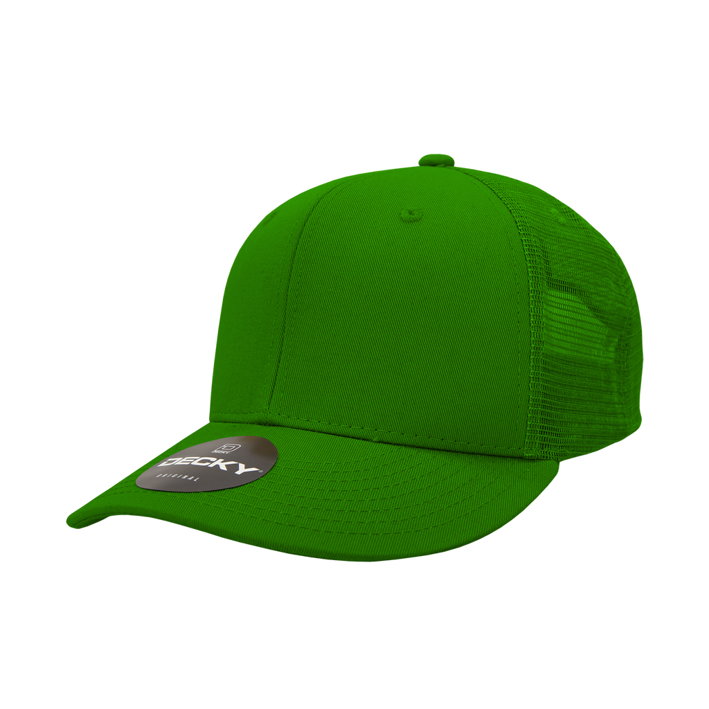 Decky 4006 6 Panel Mid Profile Structured Cotton Trucker