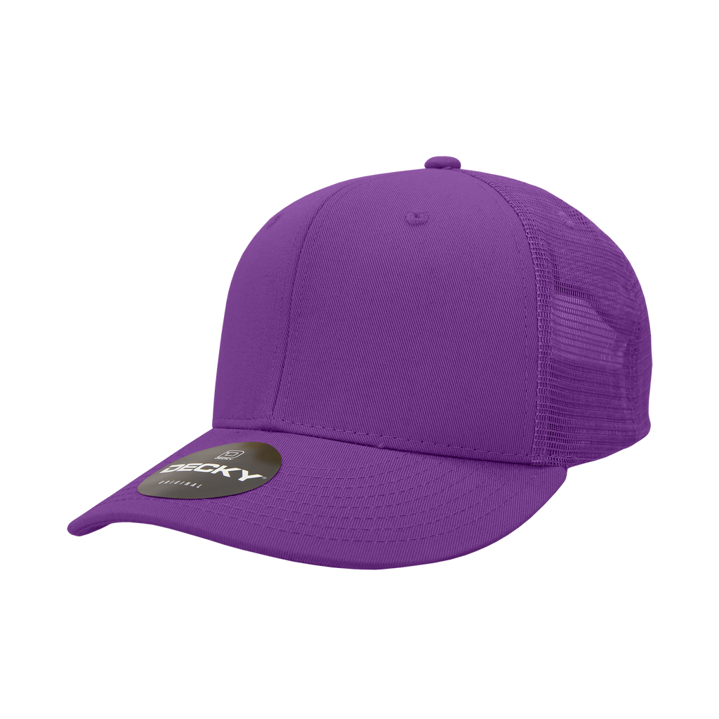 Decky 4006 6 Panel Mid Profile Structured Cotton Trucker