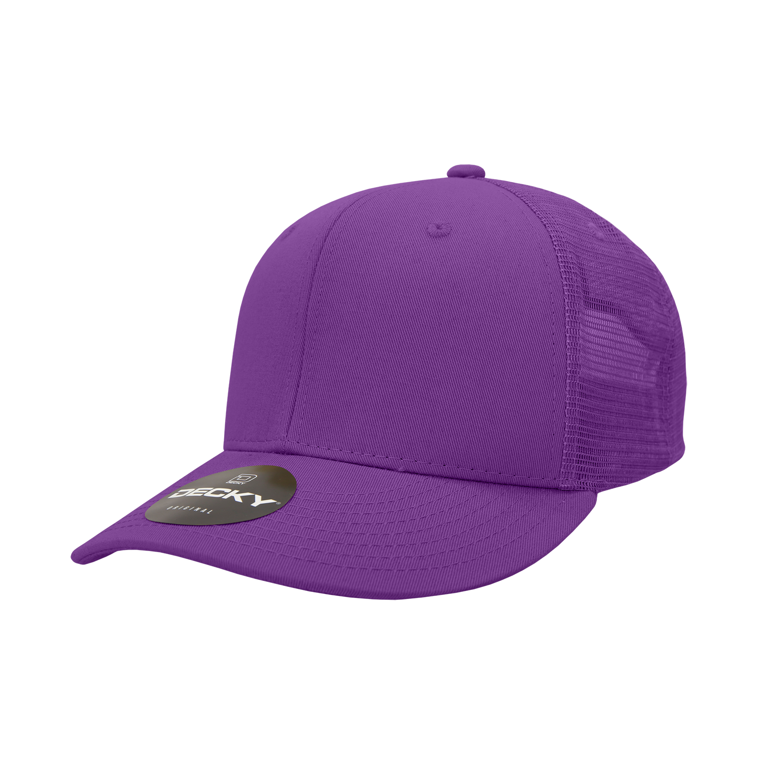 Decky 4006 6 Panel Mid Profile Structured Cotton Trucker