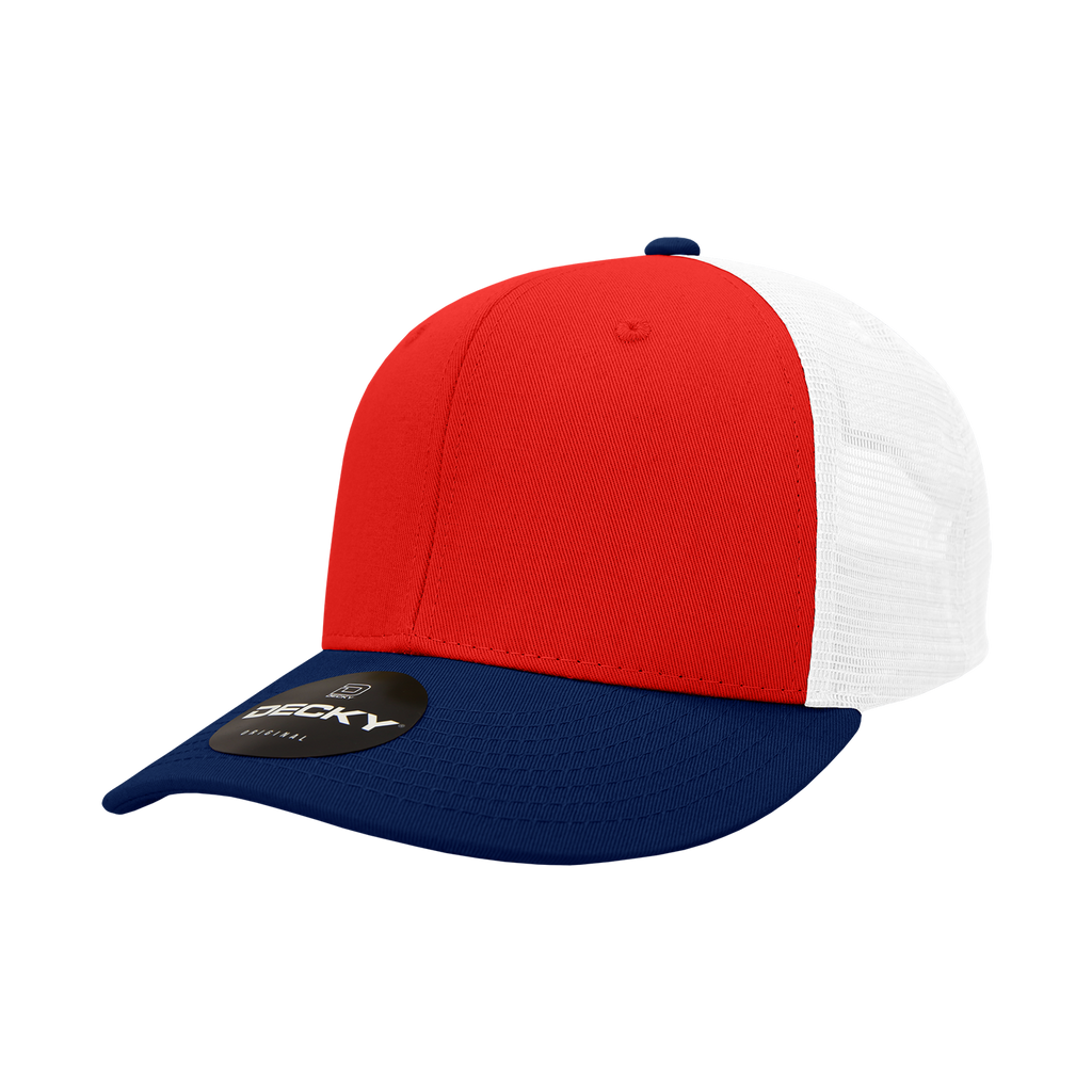 Decky 4006 6 Panel Mid Profile Structured Cotton Trucker