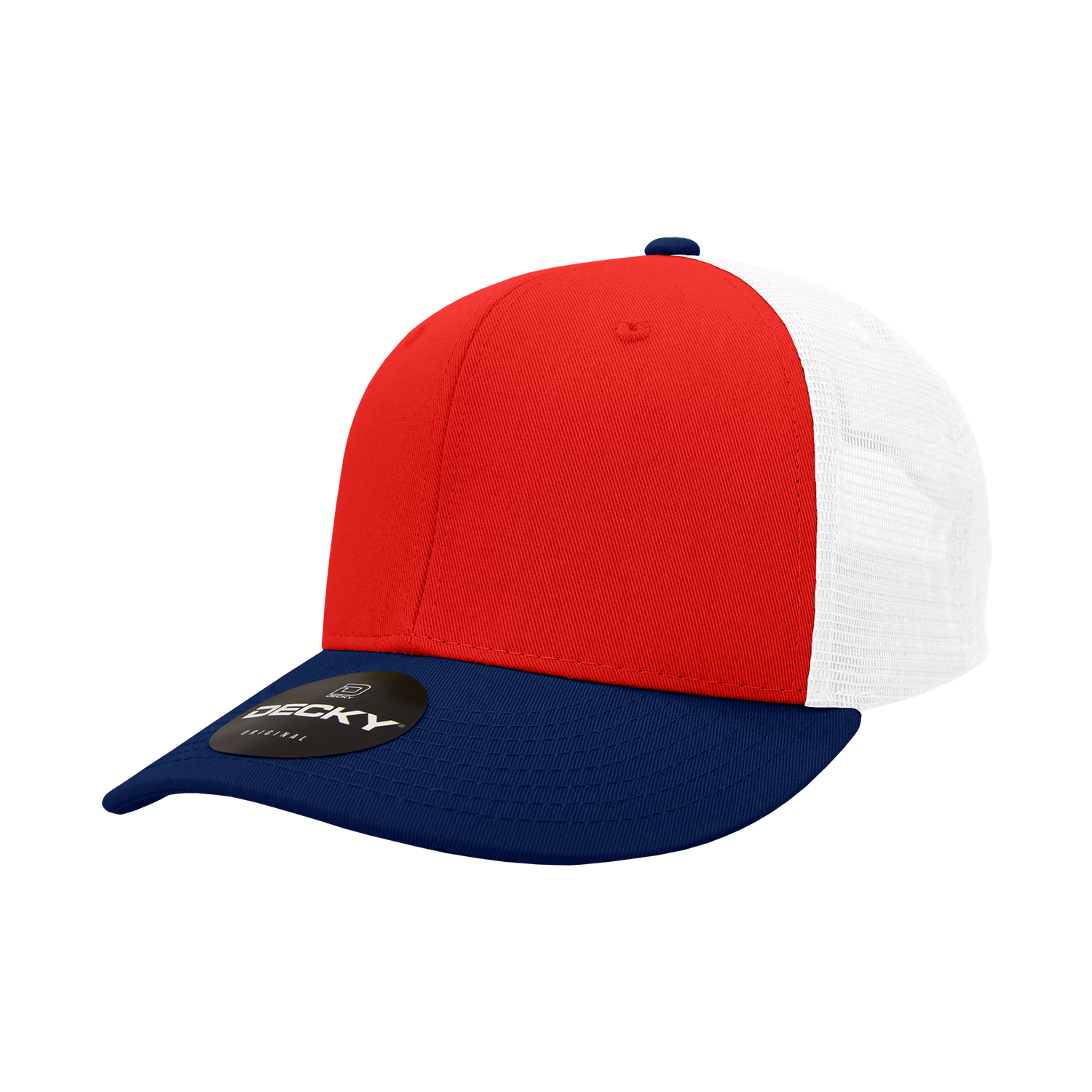 Decky 4006 6 Panel Mid Profile Structured Cotton Trucker