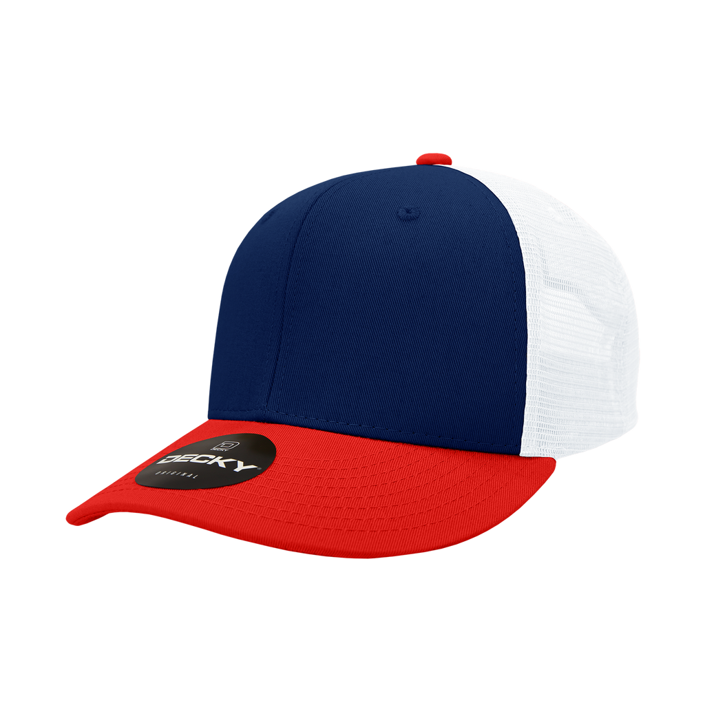 Decky 4006 6 Panel Mid Profile Structured Cotton Trucker