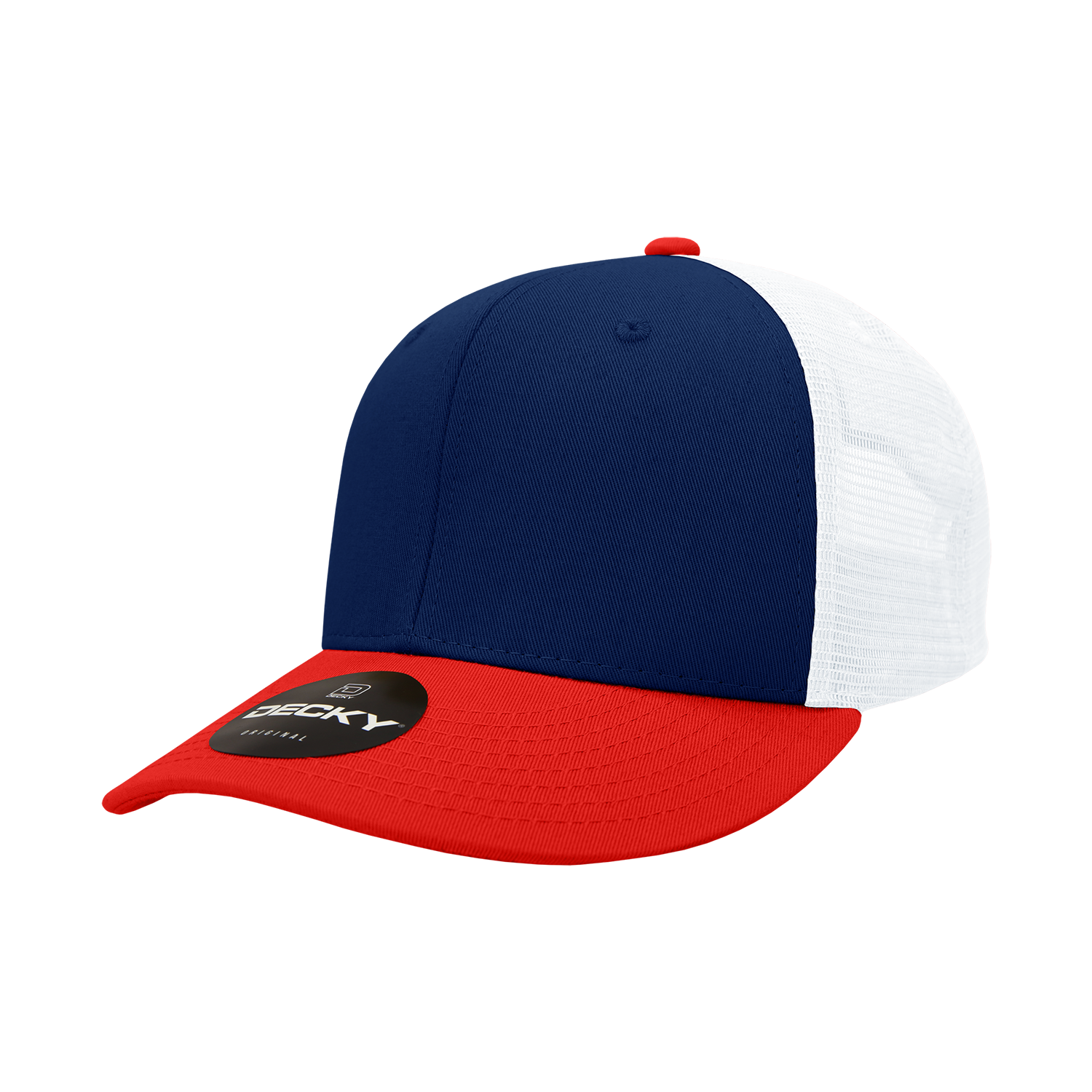 Decky 4006 6 Panel Mid Profile Structured Cotton Trucker
