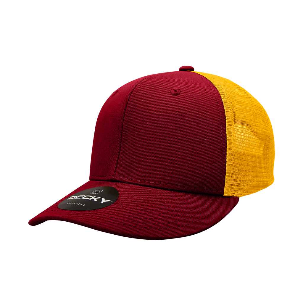Decky 4006 6 Panel Mid Profile Structured Cotton Trucker