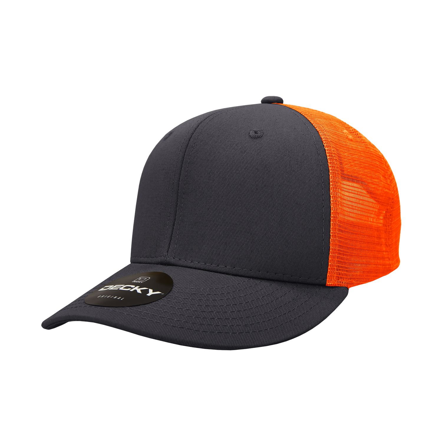 Decky 4006 6 Panel Mid Profile Structured Cotton Trucker