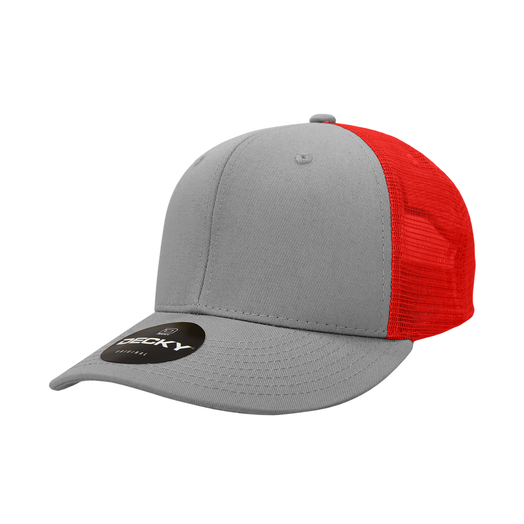 Decky 4006 6 Panel Mid Profile Structured Cotton Trucker