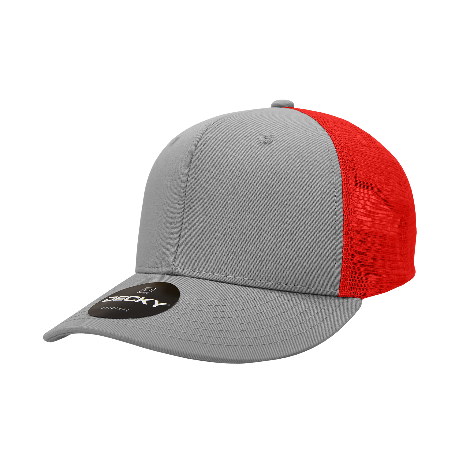 Decky 4006 6 Panel Mid Profile Structured Cotton Trucker