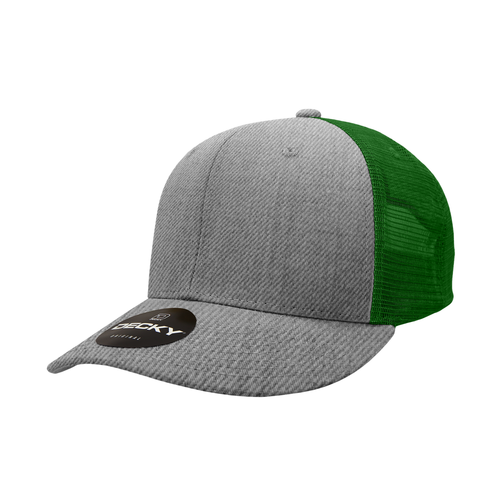 Decky 4006 6 Panel Mid Profile Structured Cotton Trucker