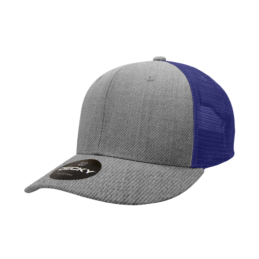 Decky 4006 6 Panel Mid Profile Structured Cotton Trucker