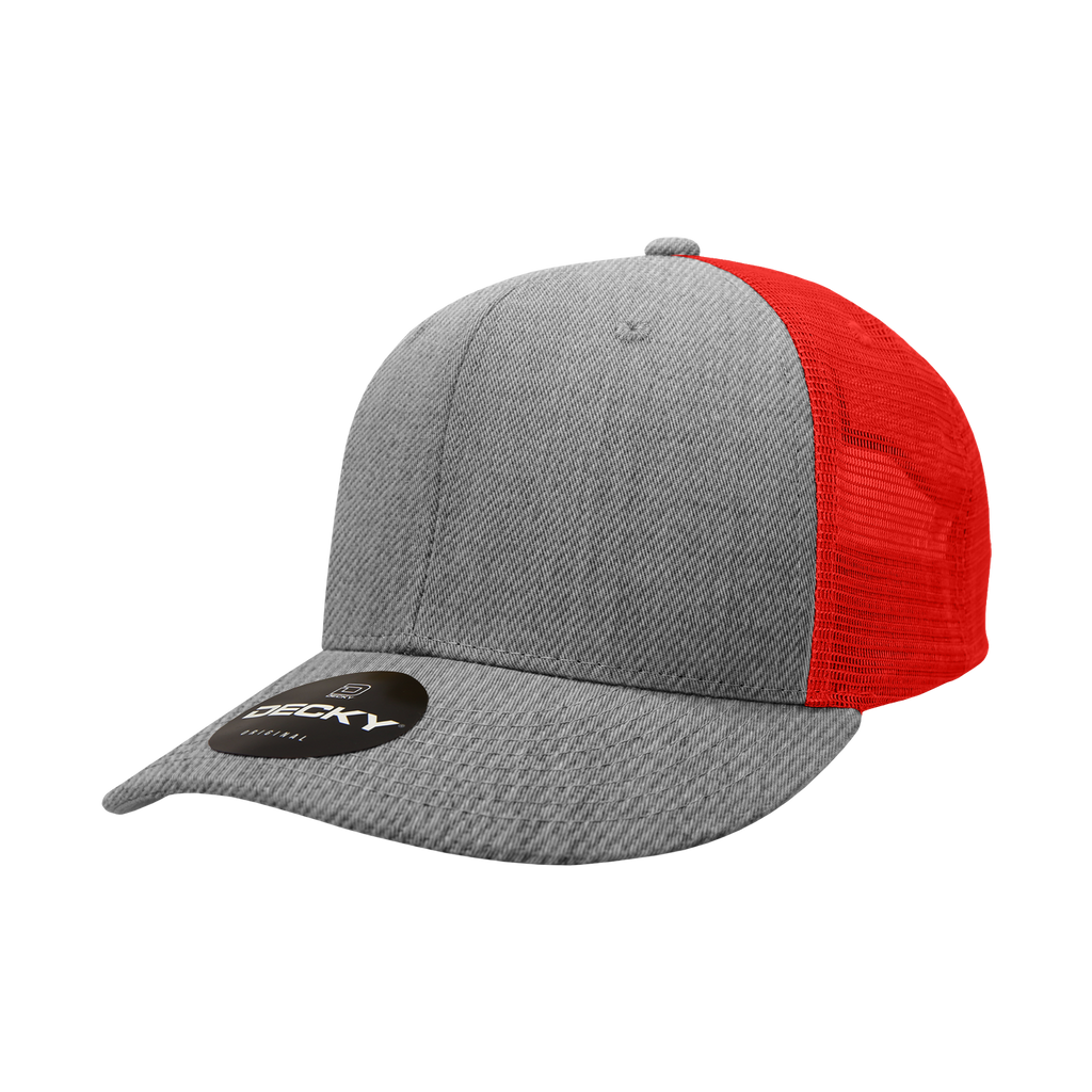 Decky 4006 6 Panel Mid Profile Structured Cotton Trucker