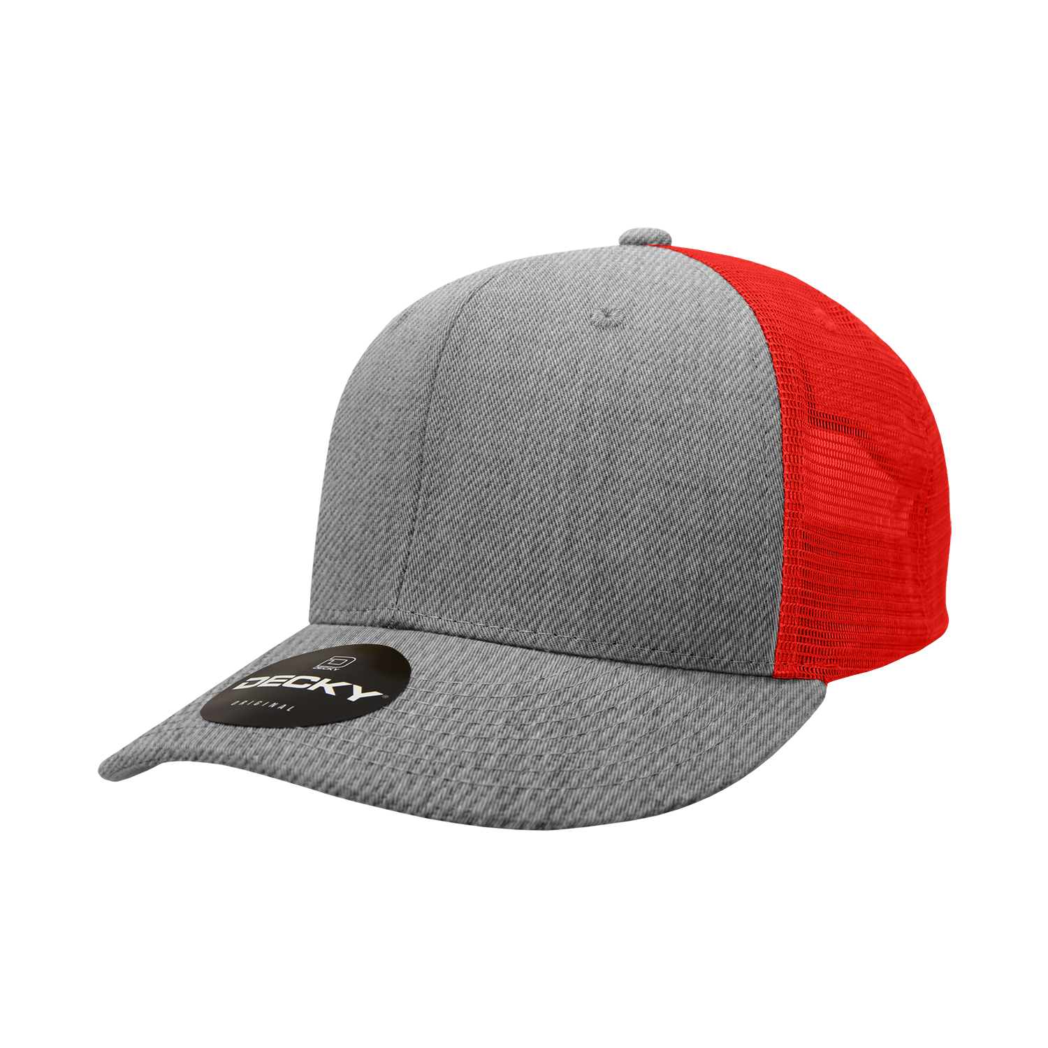 Decky 4006 6 Panel Mid Profile Structured Cotton Trucker