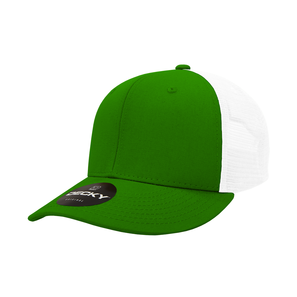 Decky 4006 6 Panel Mid Profile Structured Cotton Trucker