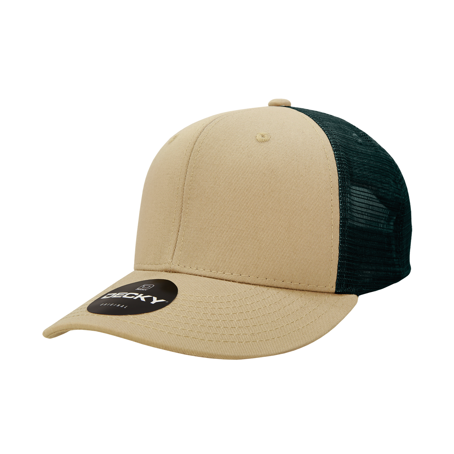 Decky 4006 6 Panel Mid Profile Structured Cotton Trucker