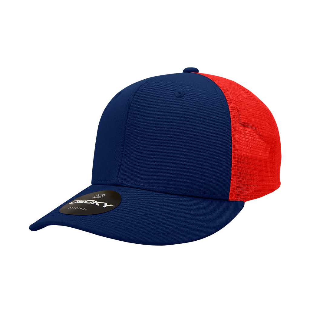 Decky 4006 6 Panel Mid Profile Structured Cotton Trucker