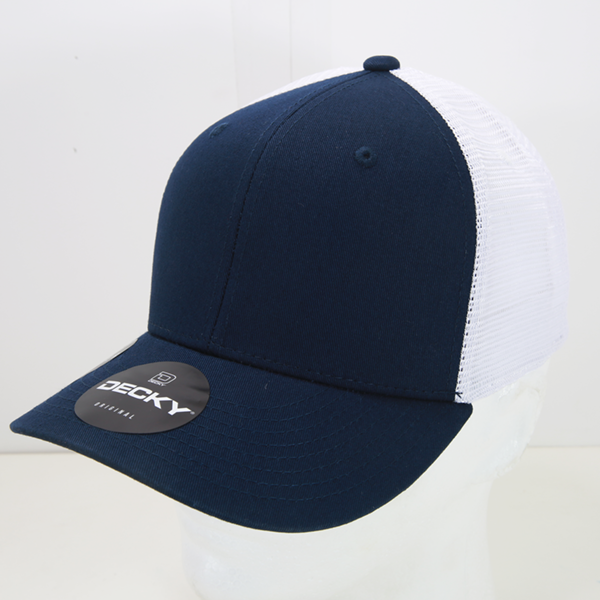 Decky 4006 6 Panel Mid Profile Structured Cotton Trucker