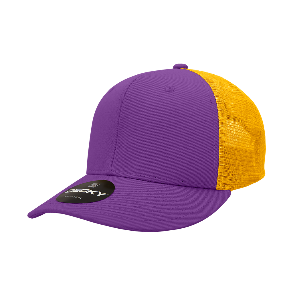 Decky 4006 6 Panel Mid Profile Structured Cotton Trucker