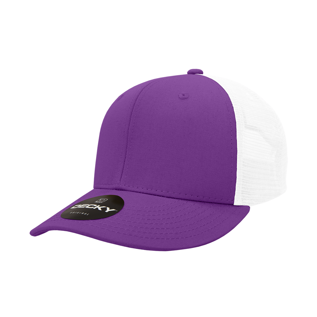 Decky 4006 6 Panel Mid Profile Structured Cotton Trucker