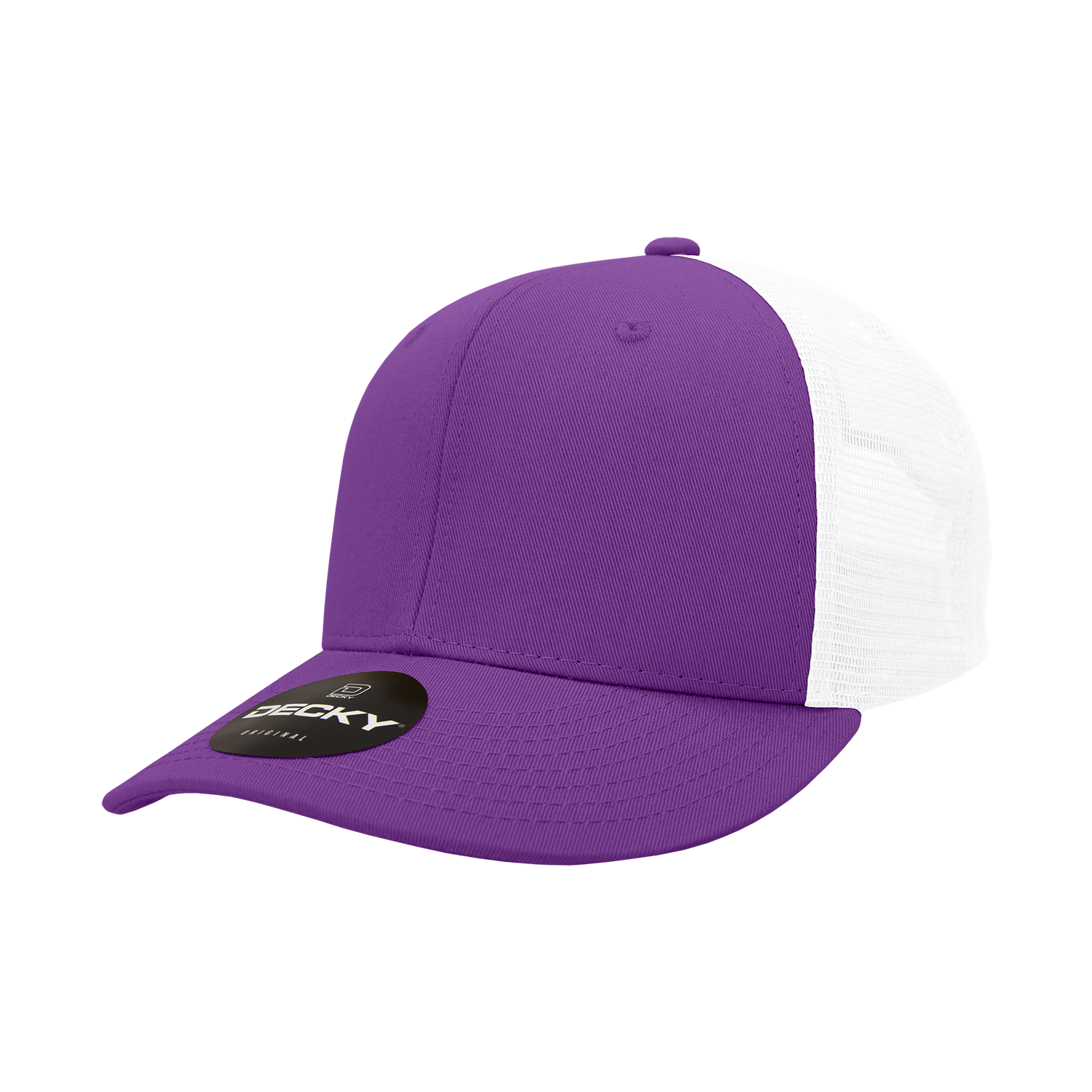 Decky 4006 6 Panel Mid Profile Structured Cotton Trucker