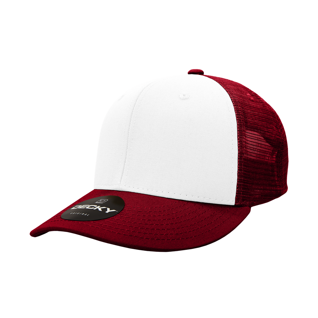 Decky 4006 6 Panel Mid Profile Structured Cotton Trucker