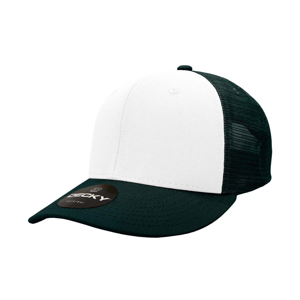 Decky 4006 6 Panel Mid Profile Structured Cotton Trucker