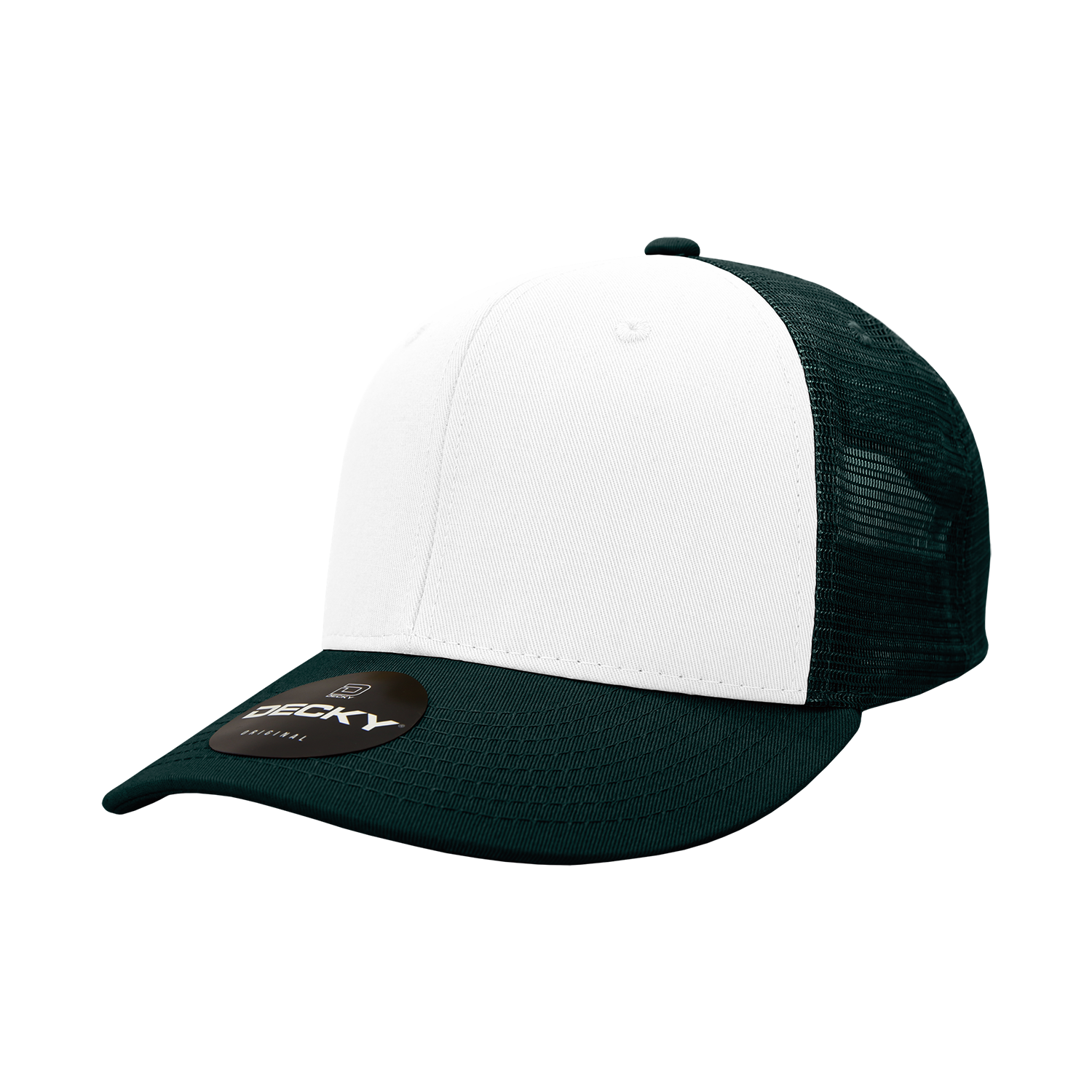Decky 4006 6 Panel Mid Profile Structured Cotton Trucker